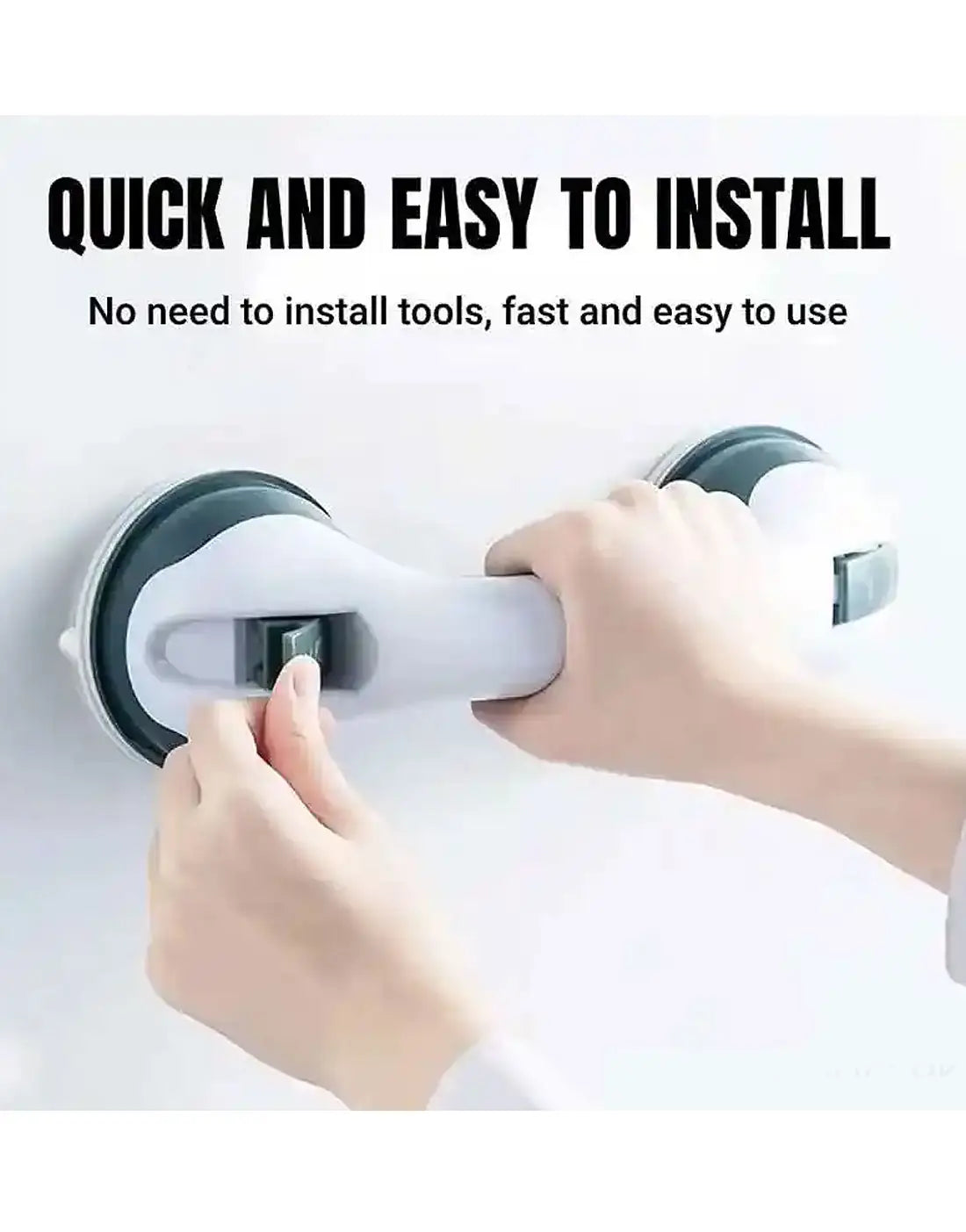 Helping Handle Anti Slip Support Grip - Instant Safety Grip for Bathroom, Household & Toilets