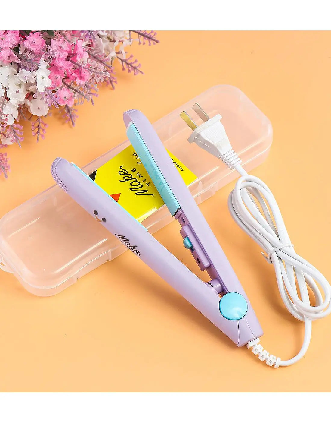 Mini Portable Hair Straightener for Travel & Quick Styling