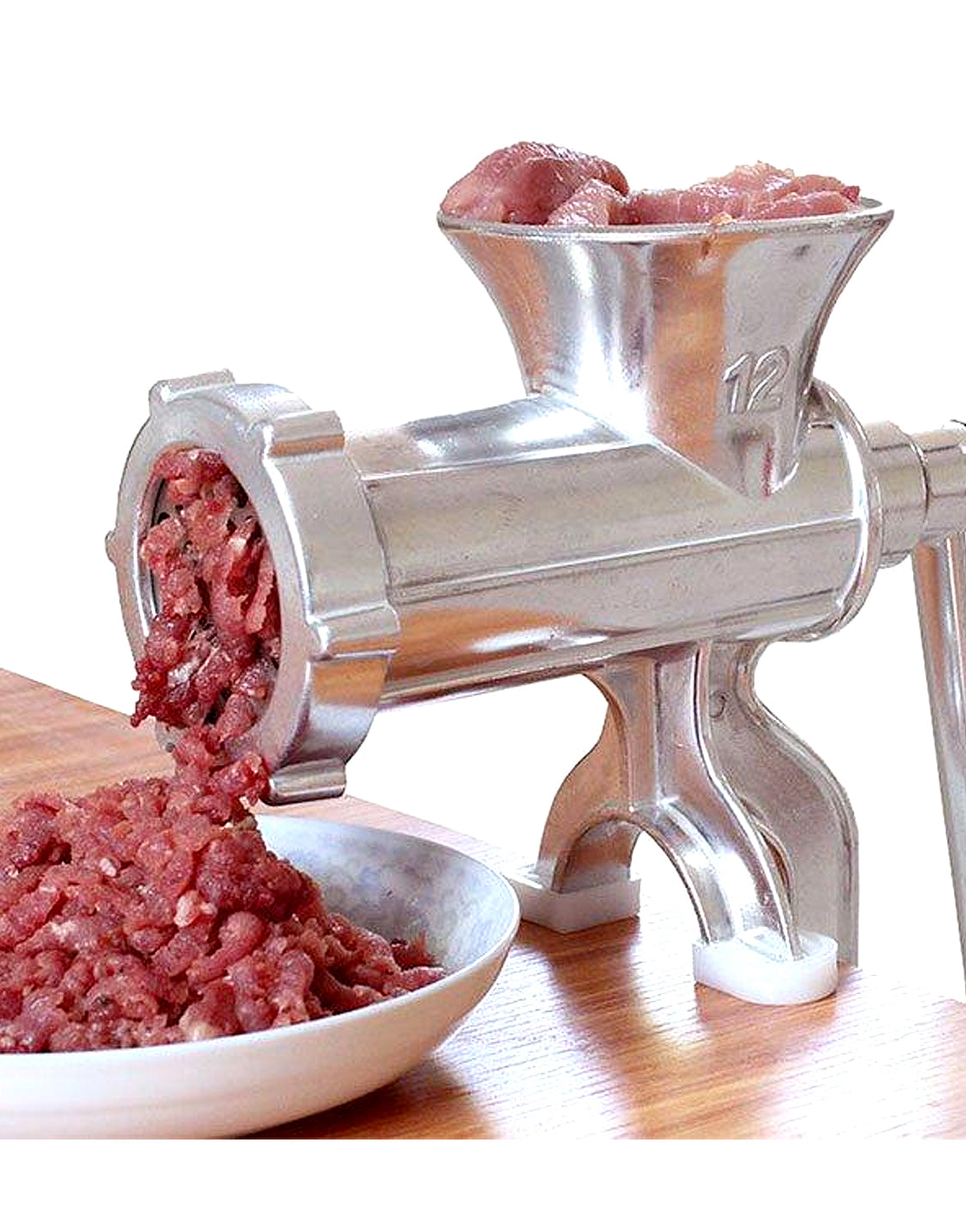 Aluminium Manual Meat Mincer Machine