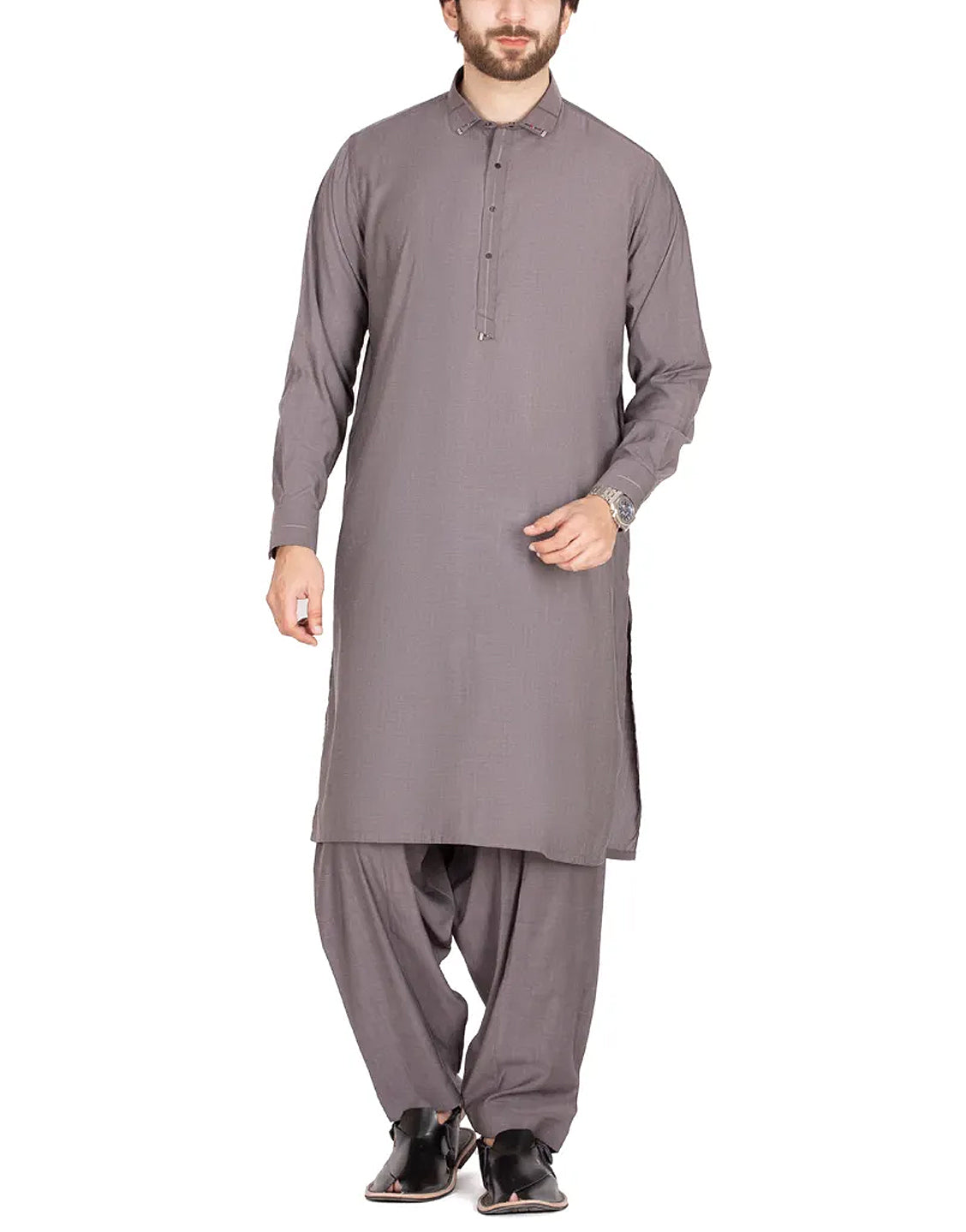 IB Swiss Fashion Soft Egyptian Cotton Unstitched Men's Shalwar Kameez