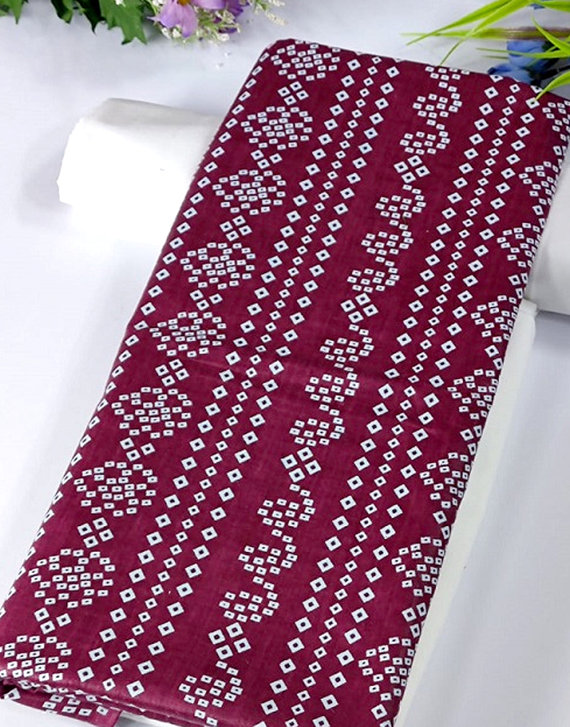 2-Piece Printed Cotton Lawn Suit 2022
