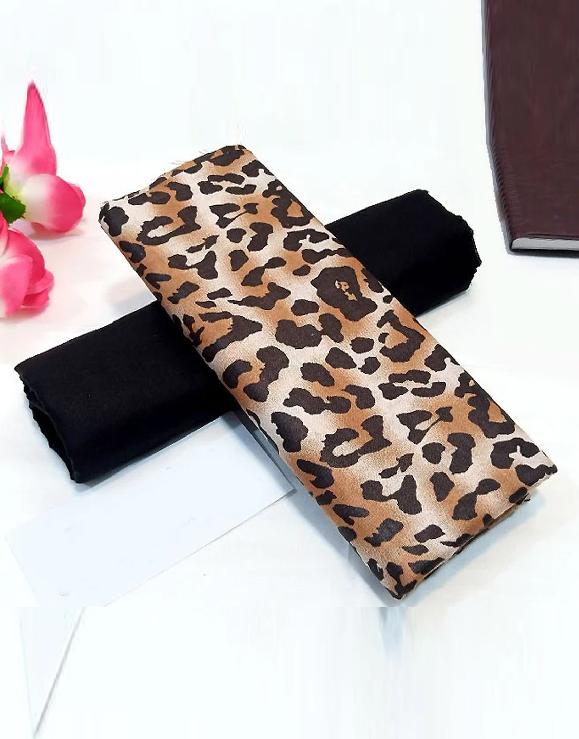 2-Piece Leopard Print Cotton Lawn Dress 2022
