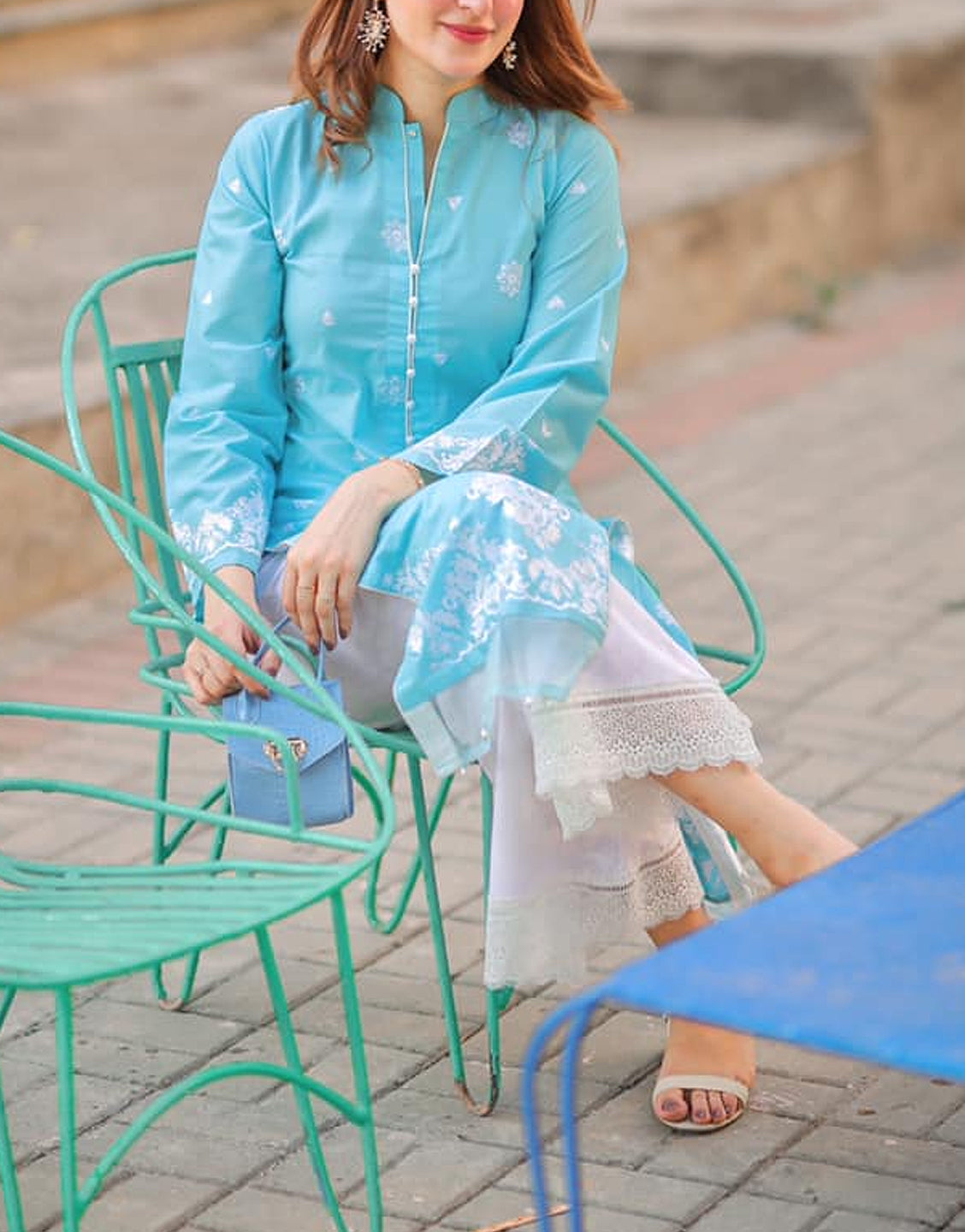 Trendy 2-Piece Heavy Embroidered Lawn Dress
