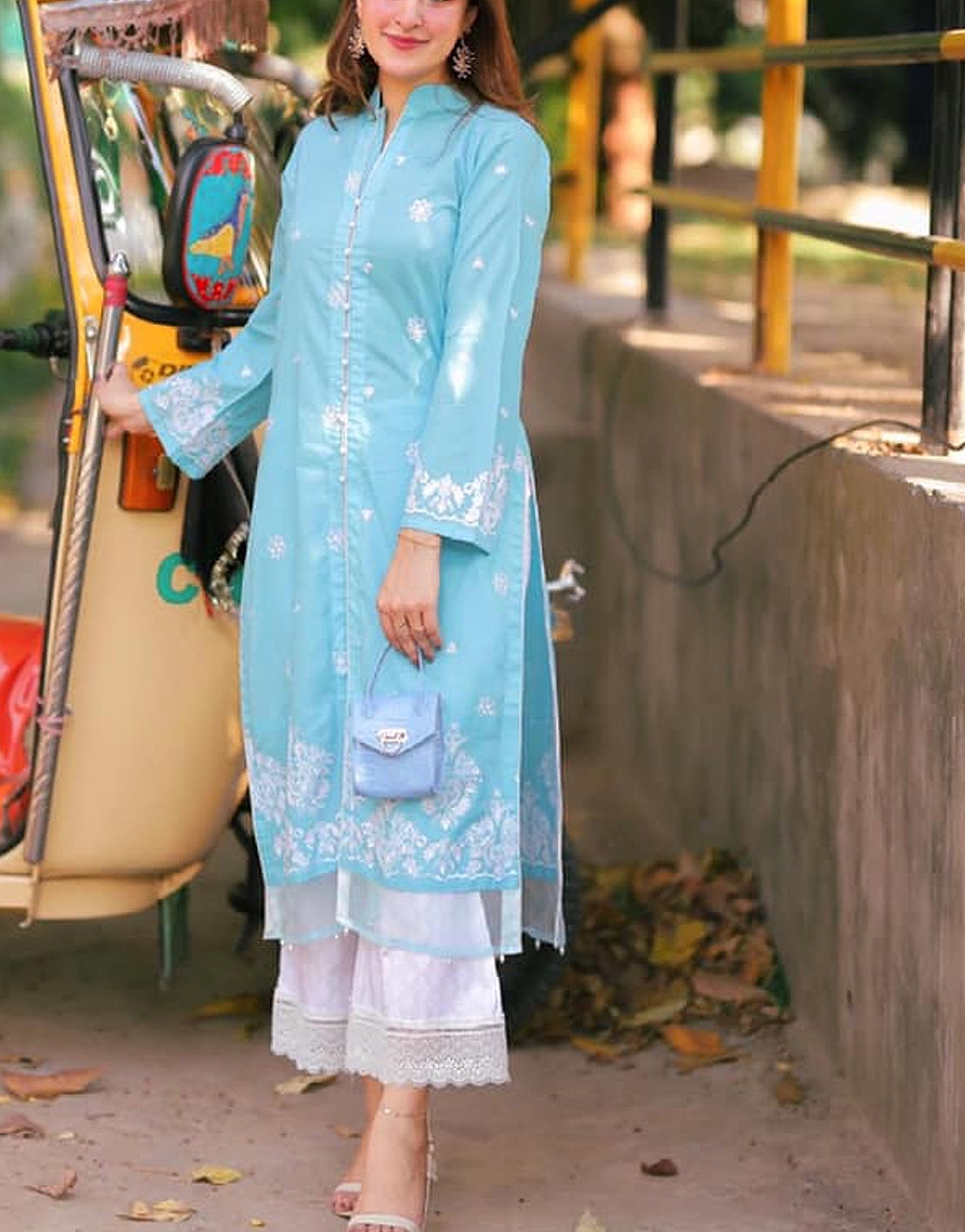 Trendy 2-Piece Heavy Embroidered Lawn Dress