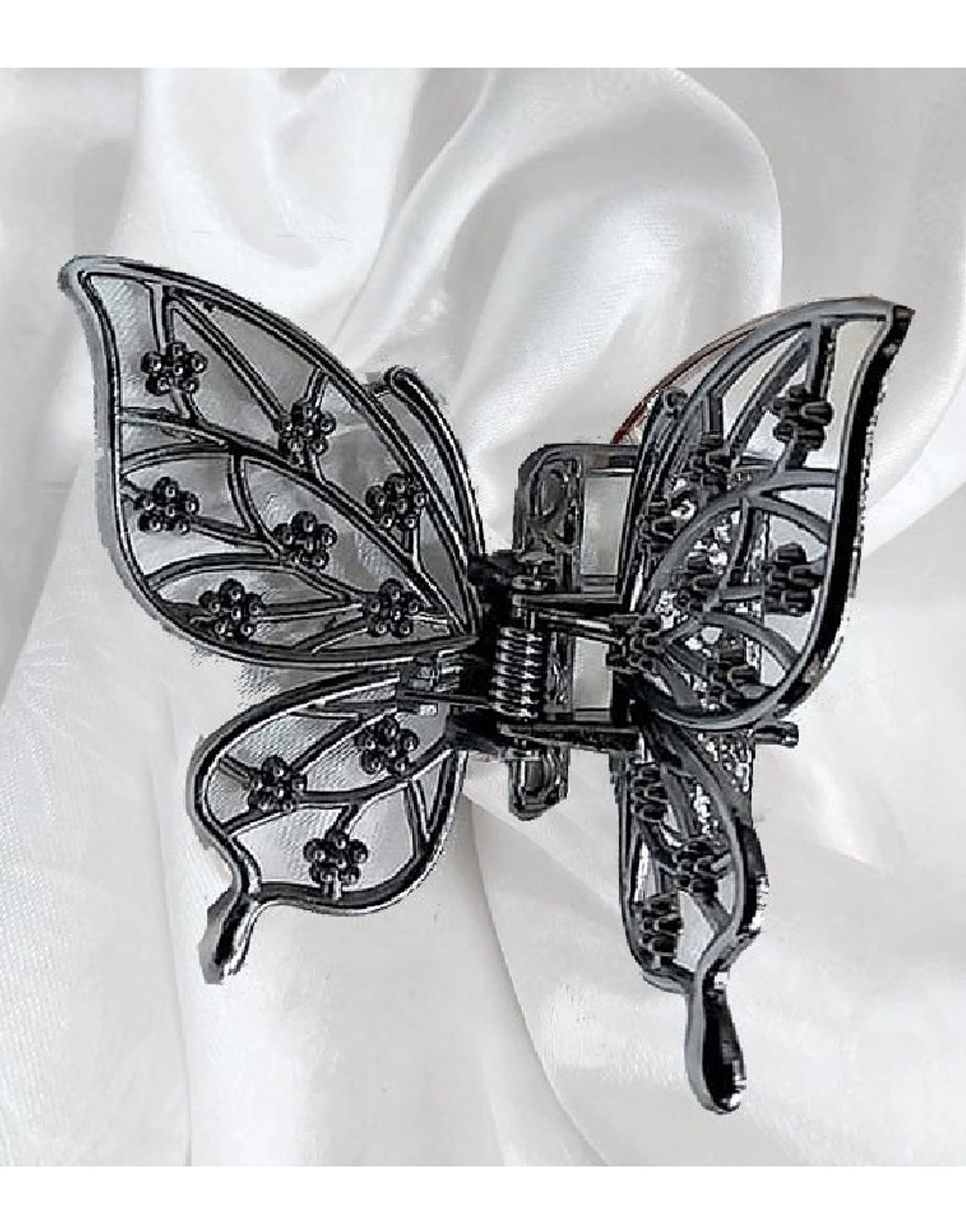 Elegant Butterfly Shaped Hair Clip - Black