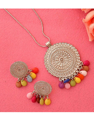 Antique Finish Fashion Jewellery Set