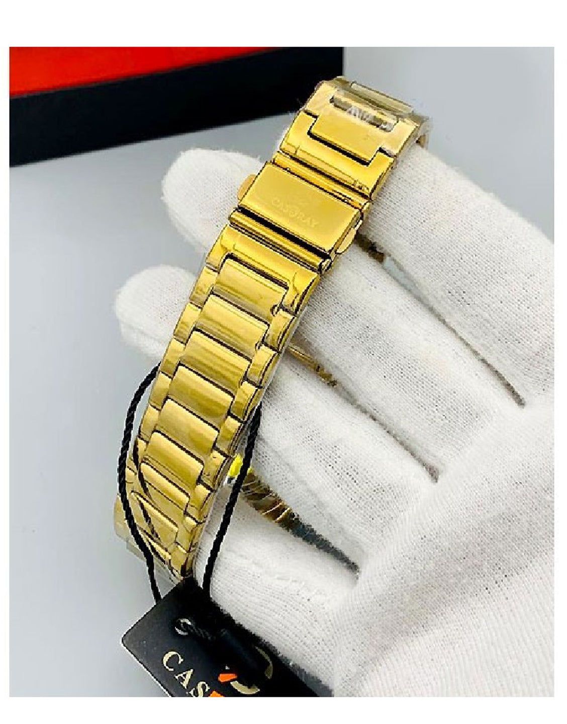 Original Cassray Men's Stainless Steel Chain Watch - Golden