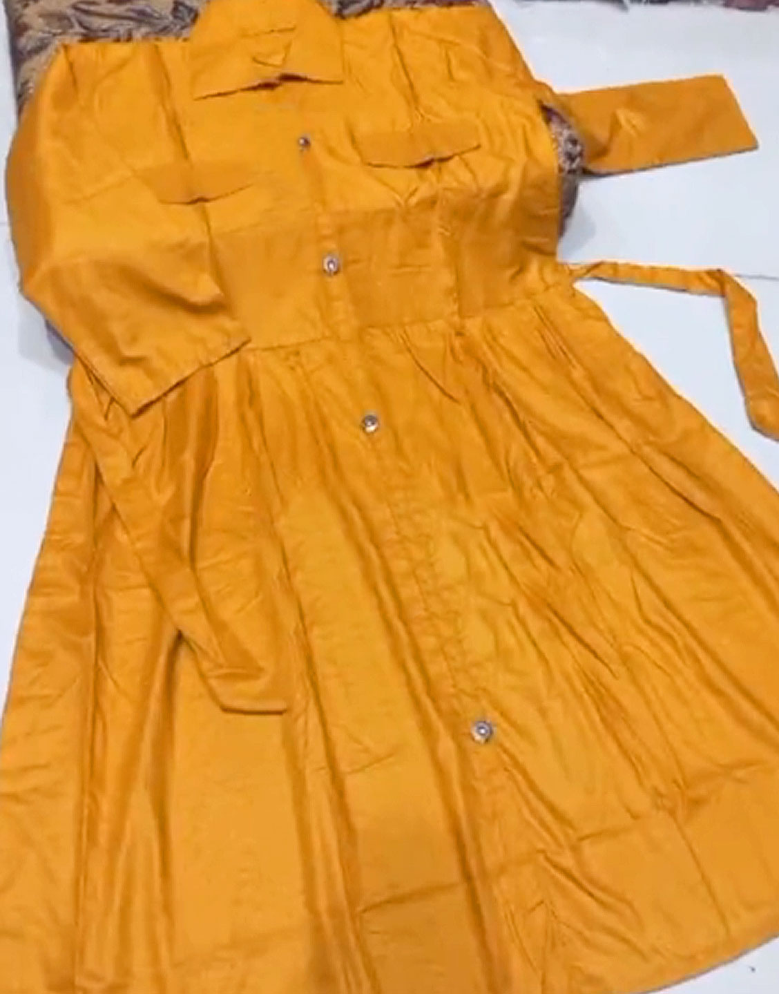 Readymade Linen Shirt for Girls