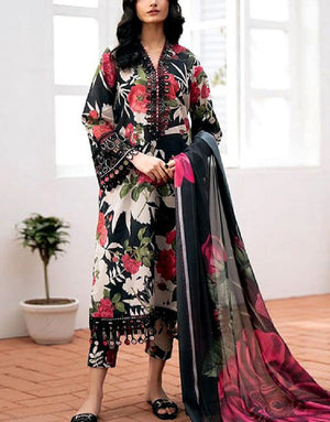 Digital All-Over Print Lawn Suit 2024 with Lawn Dupatta