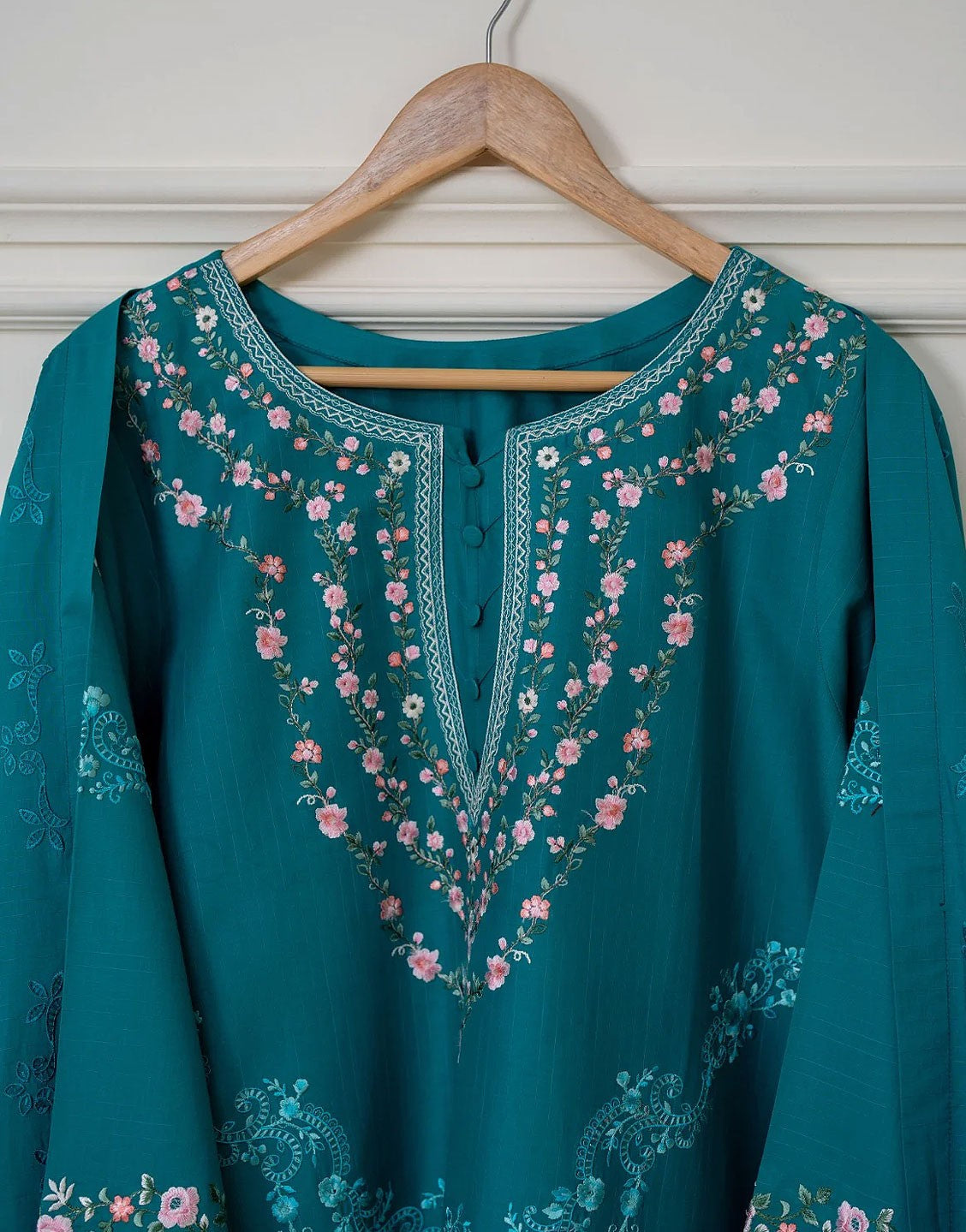 Agha Noor 2 Piece Embroidered Lawn Unstitched | KJ4185