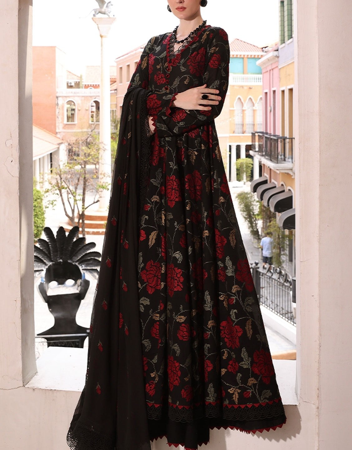 Bareeze Luxury Embroidered Lawn Suit | Tilisim e Gulistan BNL2294