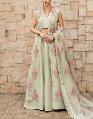 Bareeze Organza Gown Style Party Dress | ESSENCE OF ELEGANCE BNL2423