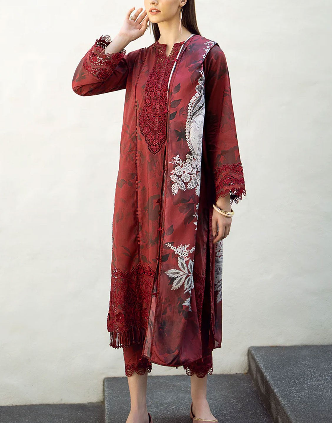 sachin and babi light blue dress green leather zardosi embroidered shoes