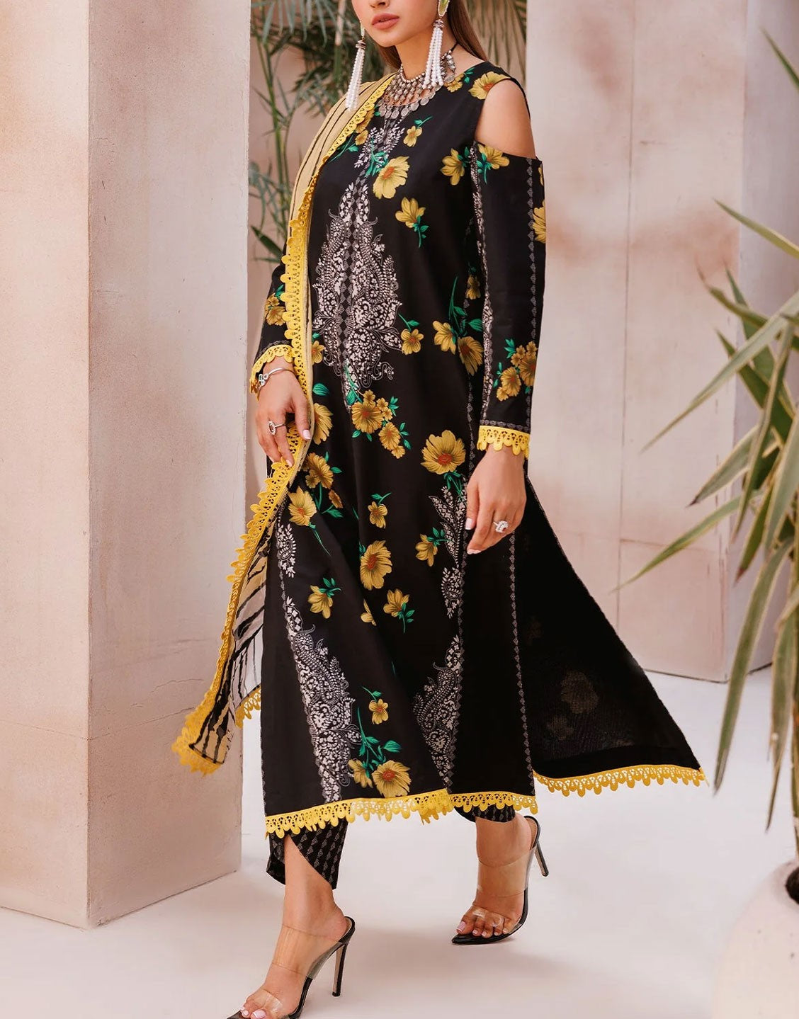 Charizma Unstitched Printed Summer Lawn Dress | CP4-62