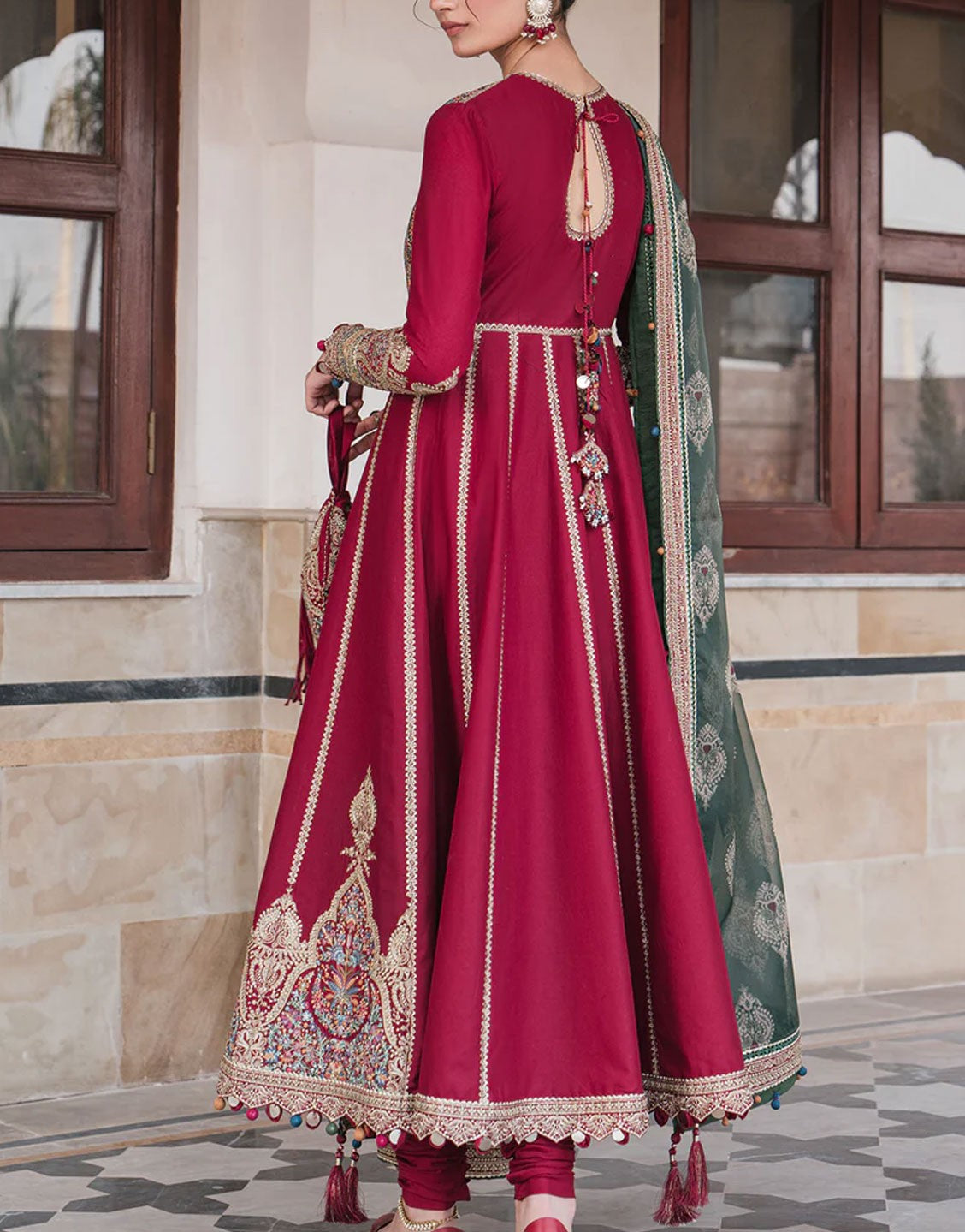 Jazmin Luxury Embroidered Shahkaar Lawn Suit | SL24-D11