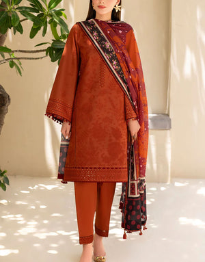 Jazmin Embroidered Iris Lawn Dress for Summer | IL-SS24-D5