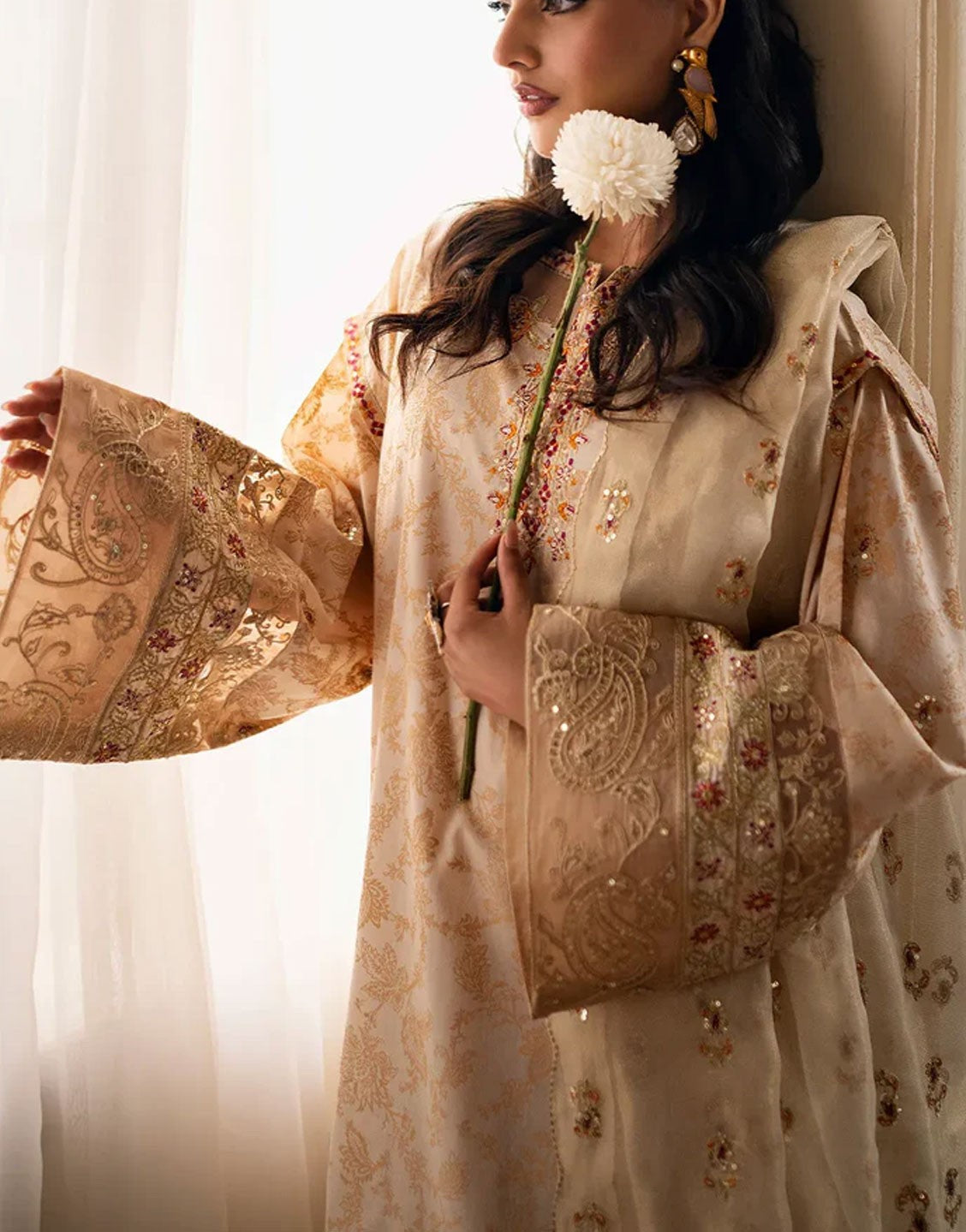 Maryum N Maria Unstitched Luxury Lawn Collection | ESHE - MS24-624