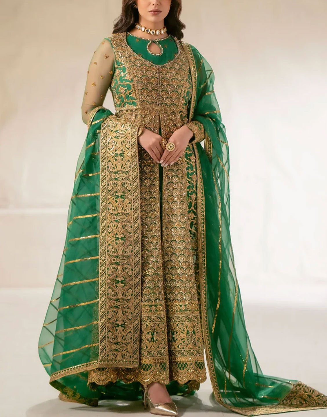 Maryum N Maria Luxury Formal Wedding Wear Dress | DELBAR - MW24-570