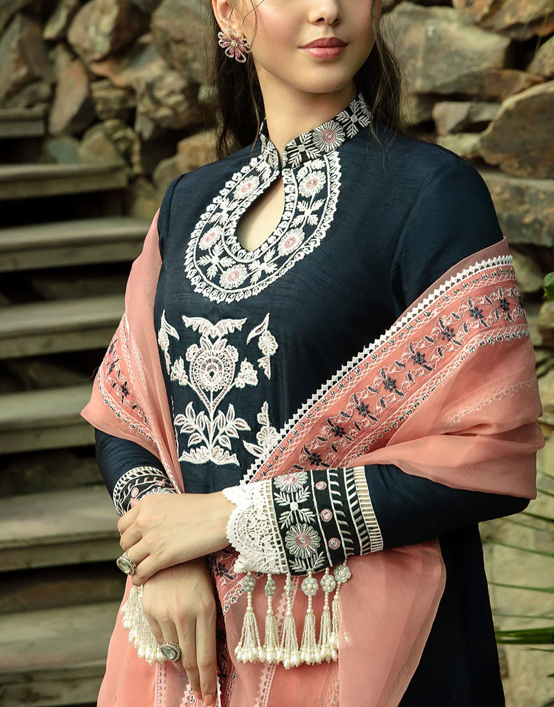 So Kamal Fancy Raw Silk Party Wear Dress | SELINE D805