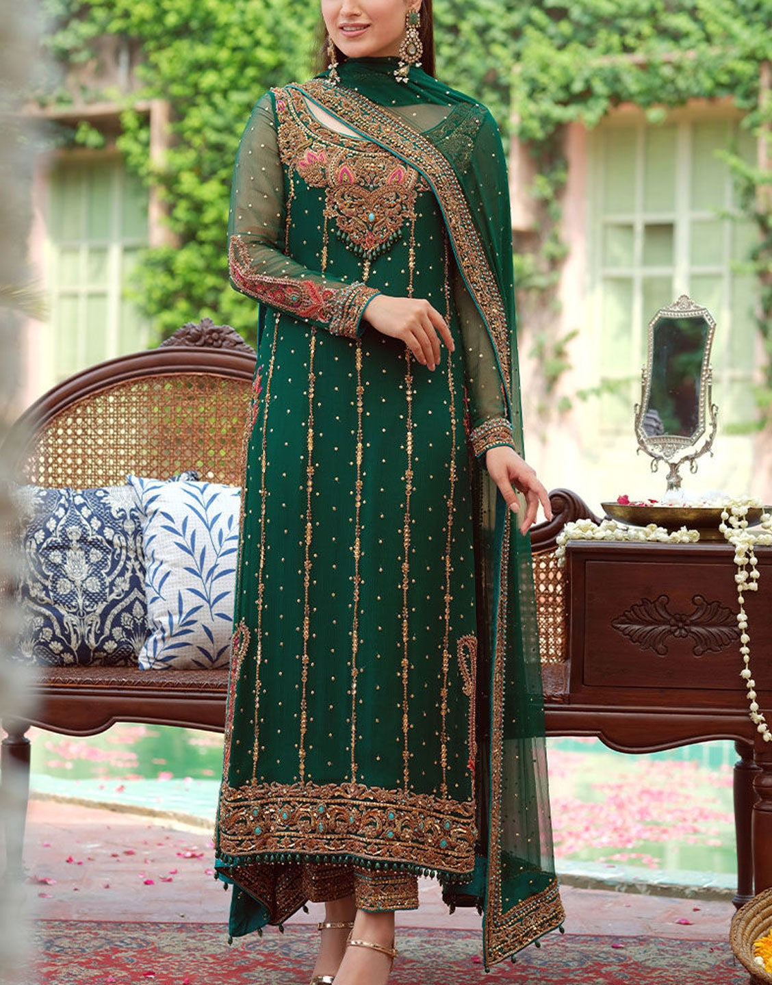 Aisha Imran Fancy Chiffon Party Wear Dress