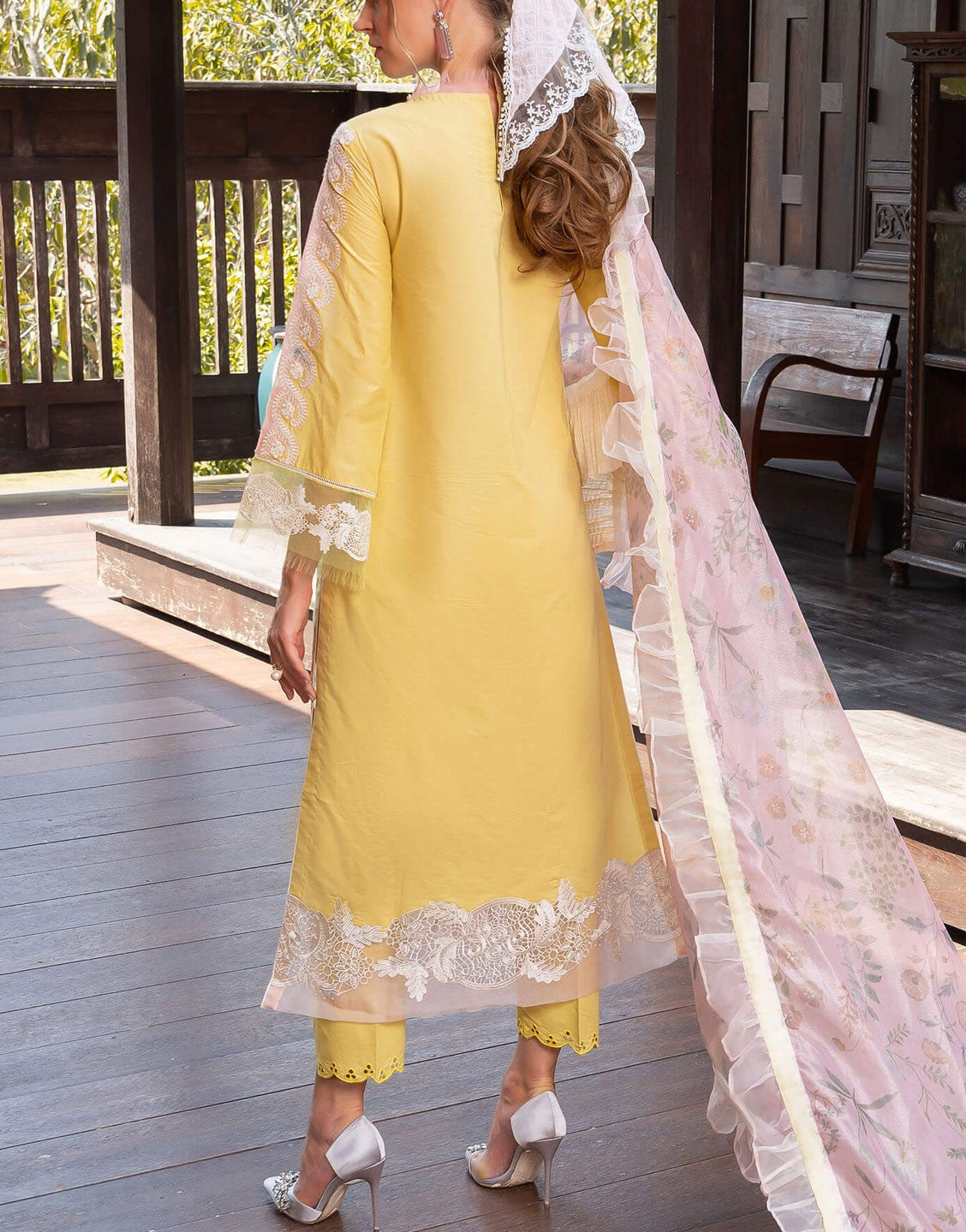 Asifa & Nabeel Unstitched Lawn Dress | ESSENCE (RRL-08)