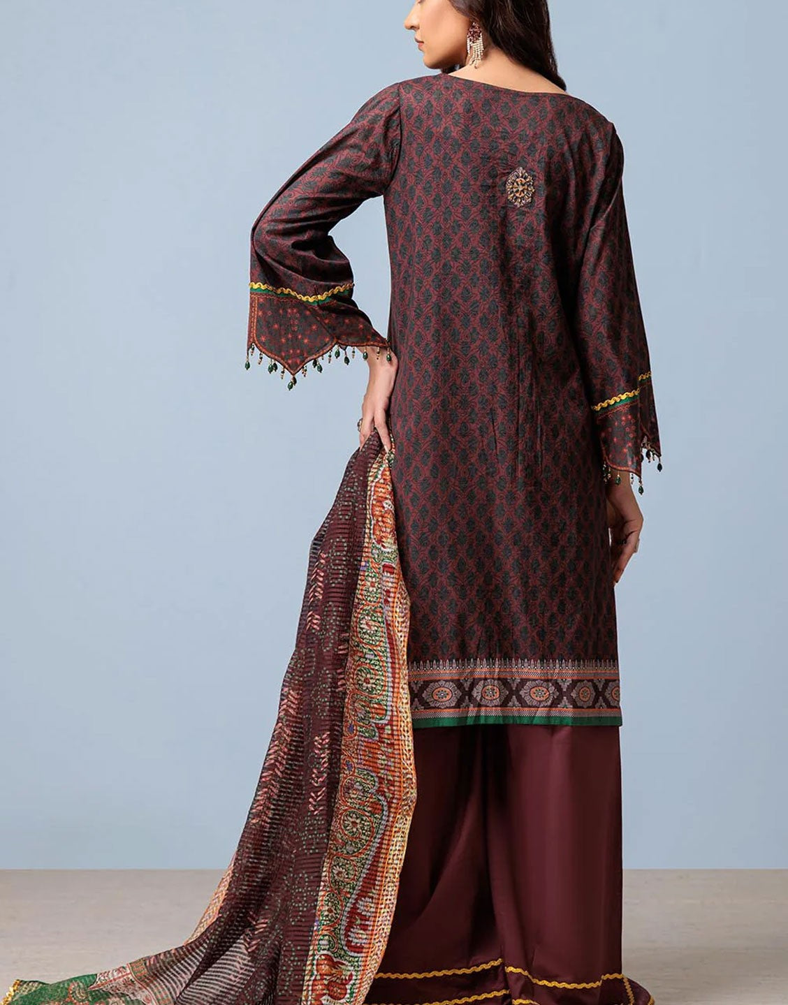 Bonanza Satrangi Digital Printed Lawn Dress | NAZAKAT RSR233P31