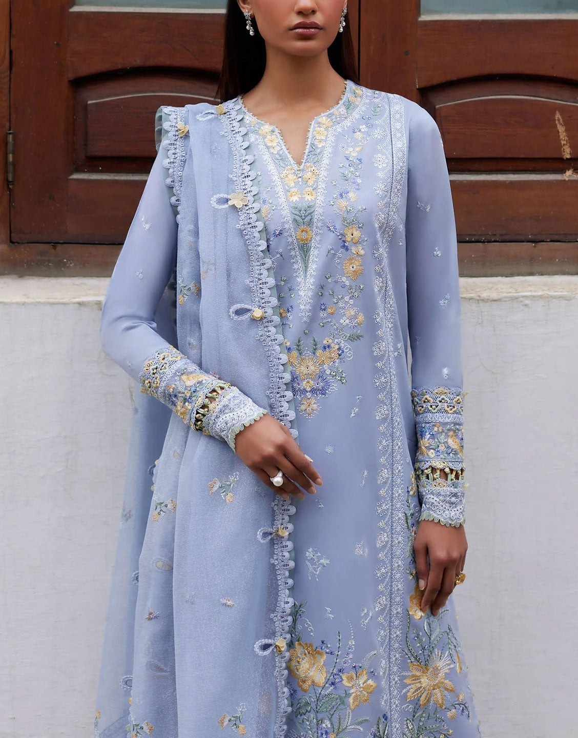 Elan Luxury Embroidered Summer Lawn Collection | MINA (EL24-01 A)