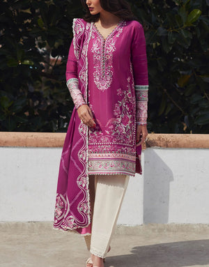 Elan Luxury Embroidered EID Lawn Dress | AIRA (EL24-10 A)