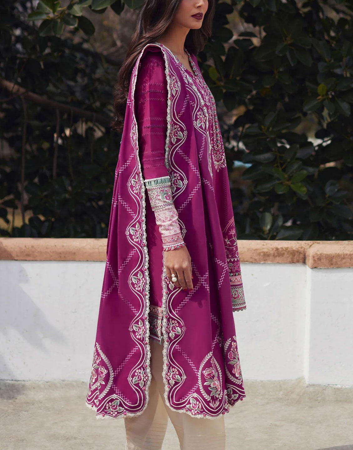 Elan Luxury Embroidered EID Lawn Dress | AIRA (EL24-10 A)