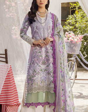 EshAisha Embroidered Luxury Summer EID Lawn Dress | EA-5115