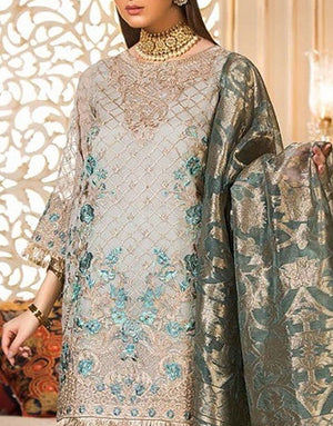 EshAisha Luxury Fancy Chiffon Wedding Dress | EA 511