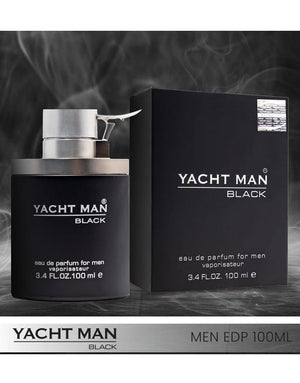 Yacht Man Black EDP Perfume 100ml