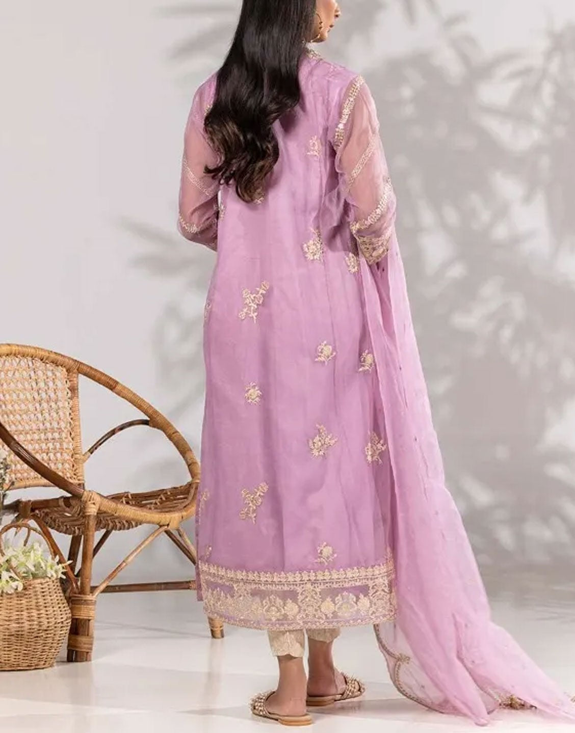 Gul Ahmed 3PC Embroidered Organza Wedding Dress | ILP-23-172
