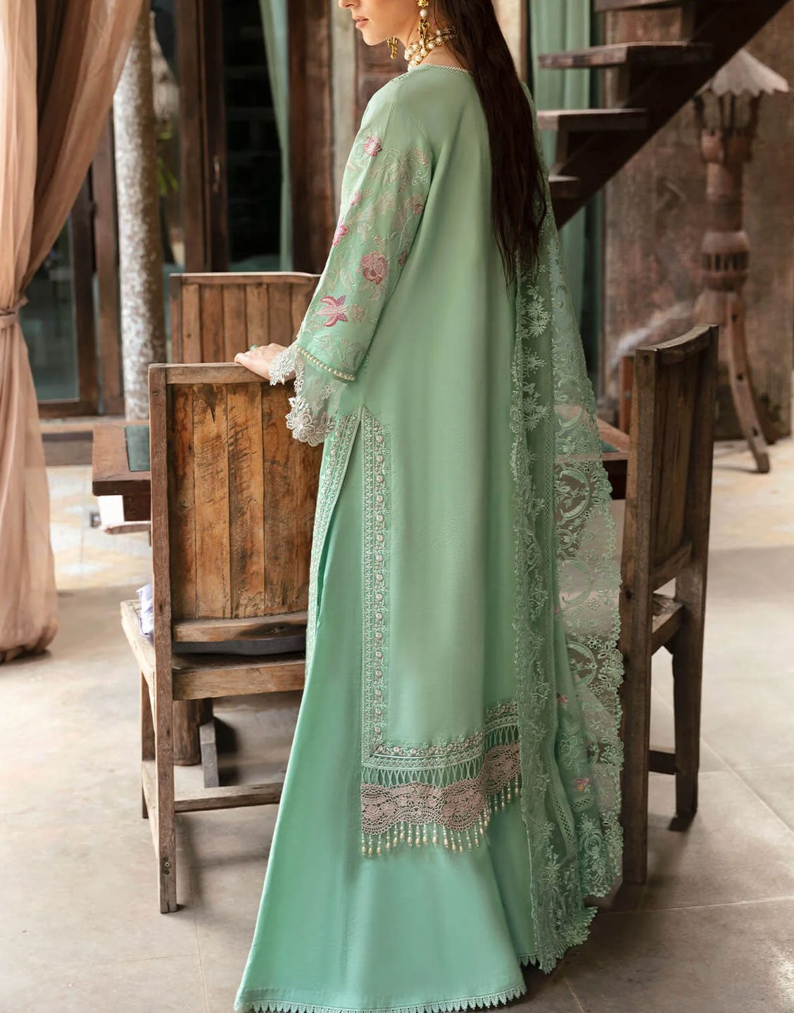 Imrozia 3PC Embroidered Lawn Collection | SL 63 Maya