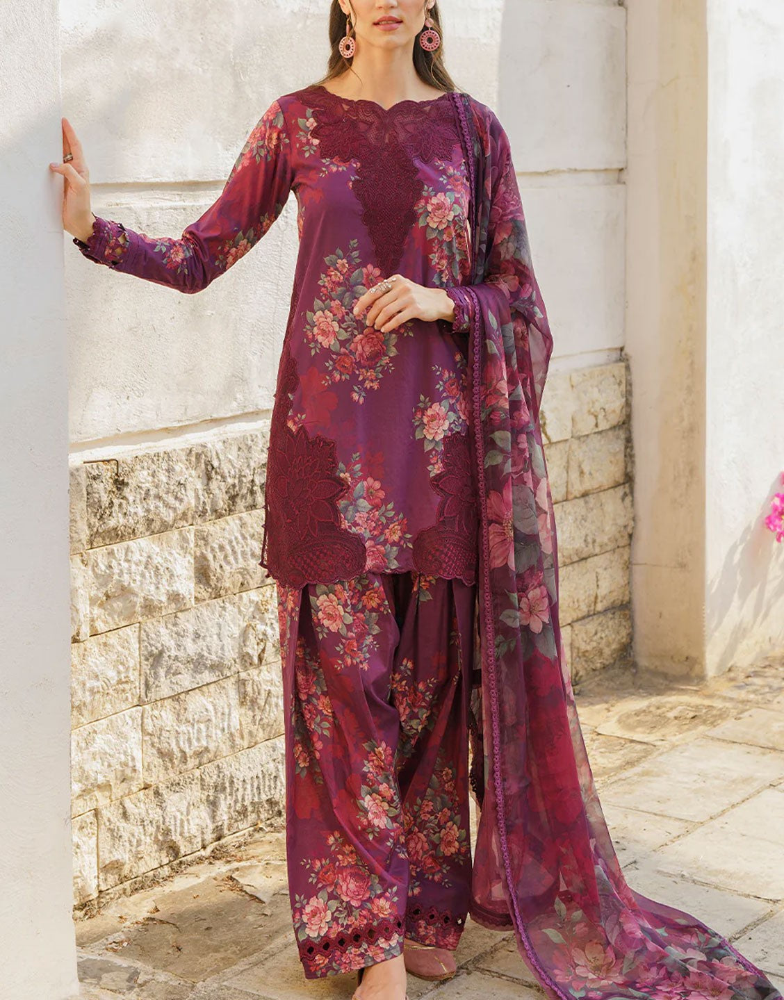 Iznik 3PC Unstitched Printed Summer Lawn | UE-215