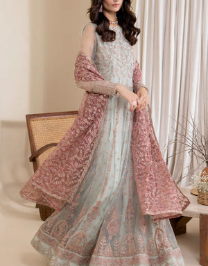 Iznik Luxury Net Bridal Maxi Dress | CC-27 Aryanaa