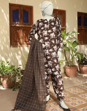 Junaid Jamshed Unstitched 3PC Lawn Dress | JLAWN-S-24-584