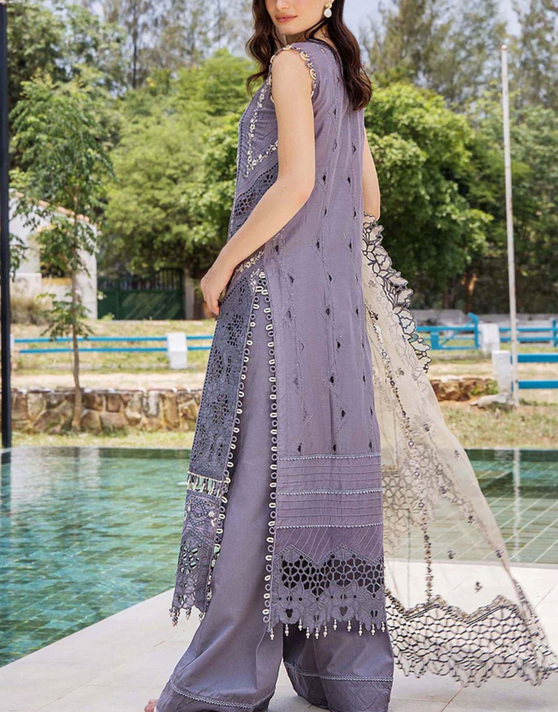 Libas Schiffli Embroidered Lawn Dress | Rarity Glance 7208