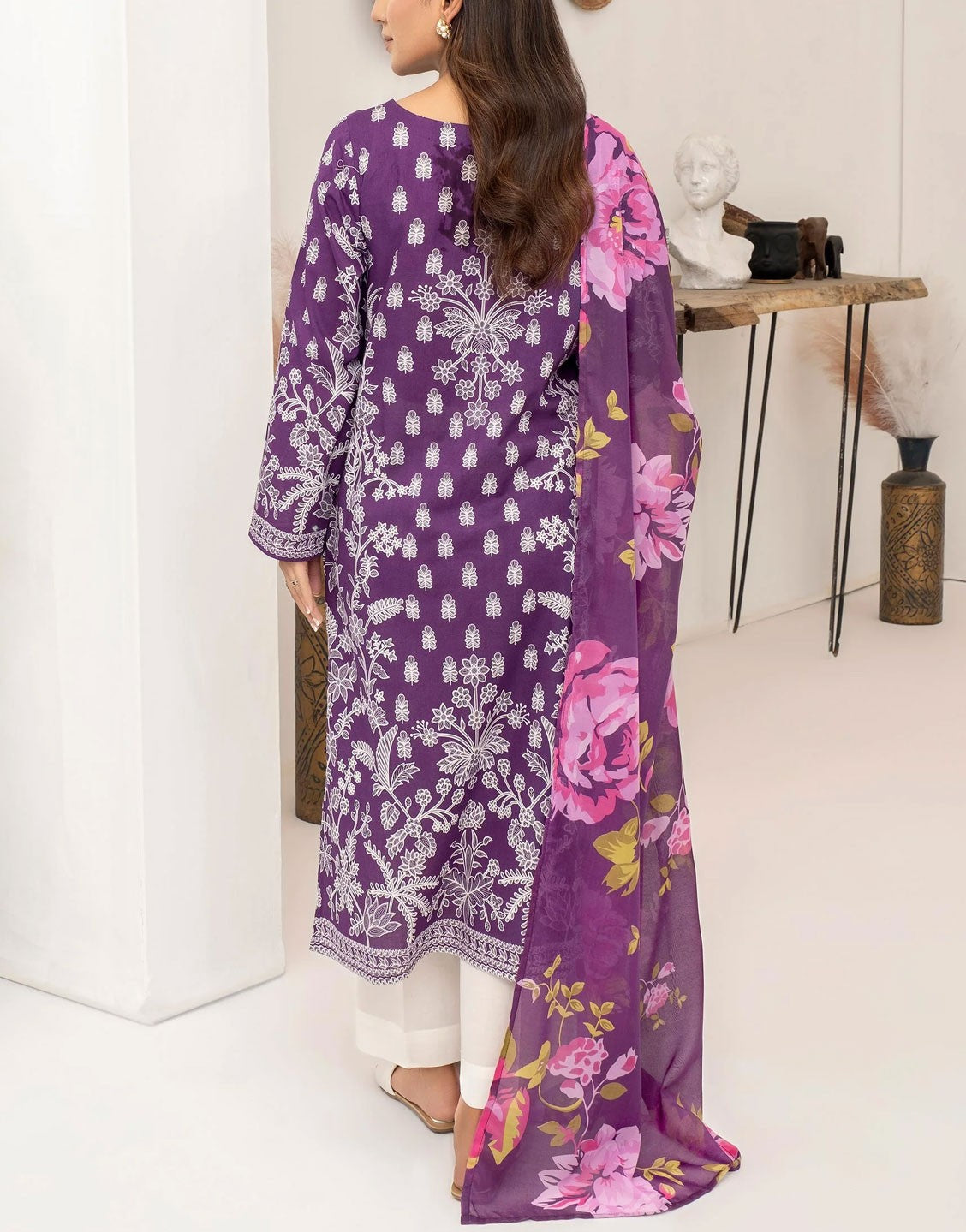 Limelight 2 Piece Summer Lawn Dress Design | U3467SD-2PC-610