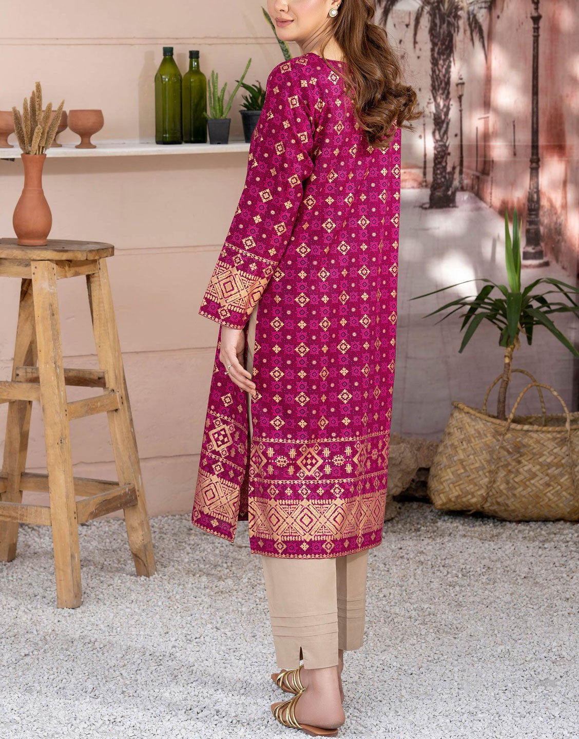 Limelight Unstitched Lawn Shirt-Paste Print | U3527SD-2PC-168