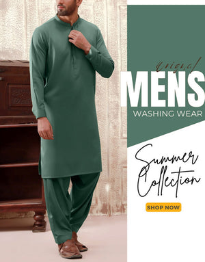 Premium Quality Unstitched Men's Wash n Wear Shalwar Kameez