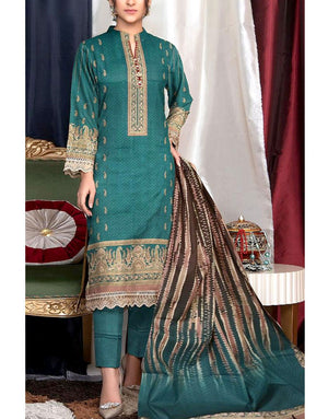 Digital Print Khaddar Dress with Khaddar Dupatta