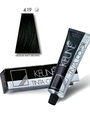 Keune Tinta Hair Color 4.19 Medium Matt Brown