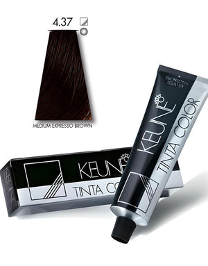 Keune Tinta Hair Color 4.37 Medium Express Brown