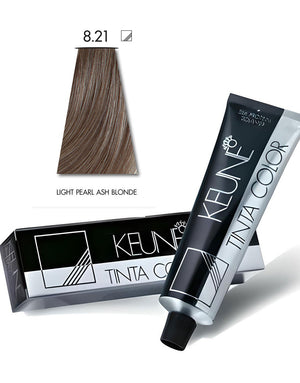 Keune Tinta Hair Color 8.21 Light Pearl Ash Blonde