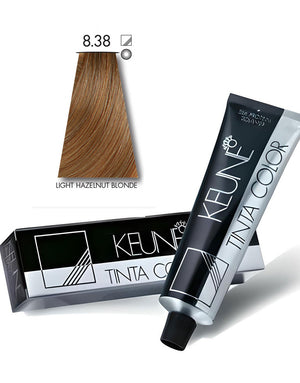 Keune Tinta Hair Color 8.38 Light Hazelnut Blonde