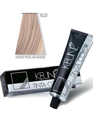 Keune Tinta Hair Color 10.21 Very Lightest Pearl Ash Blonde