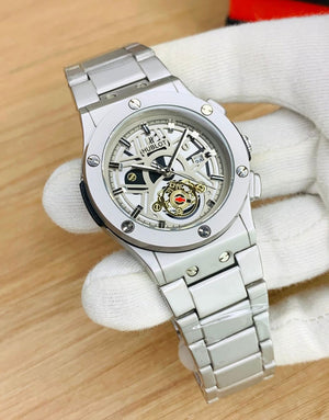 High Quality Branded Big Bang Inspired Men's Watch - White Dial