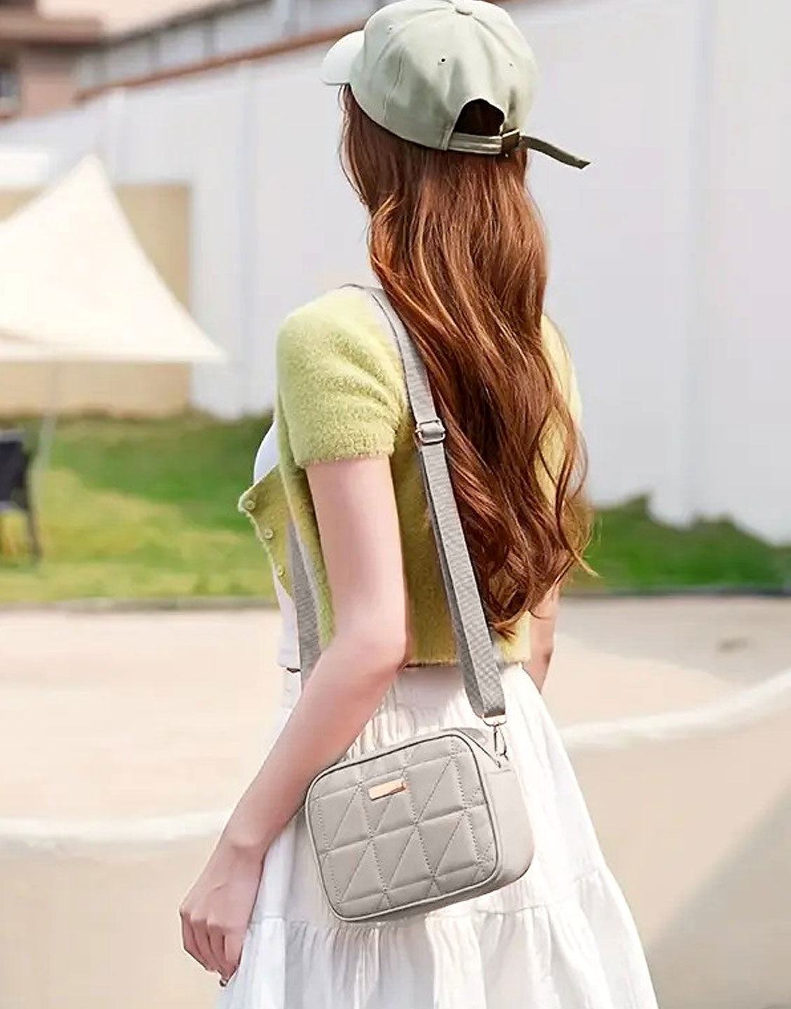 Stylish Grey Crossbody Shoulder Bag for Girls