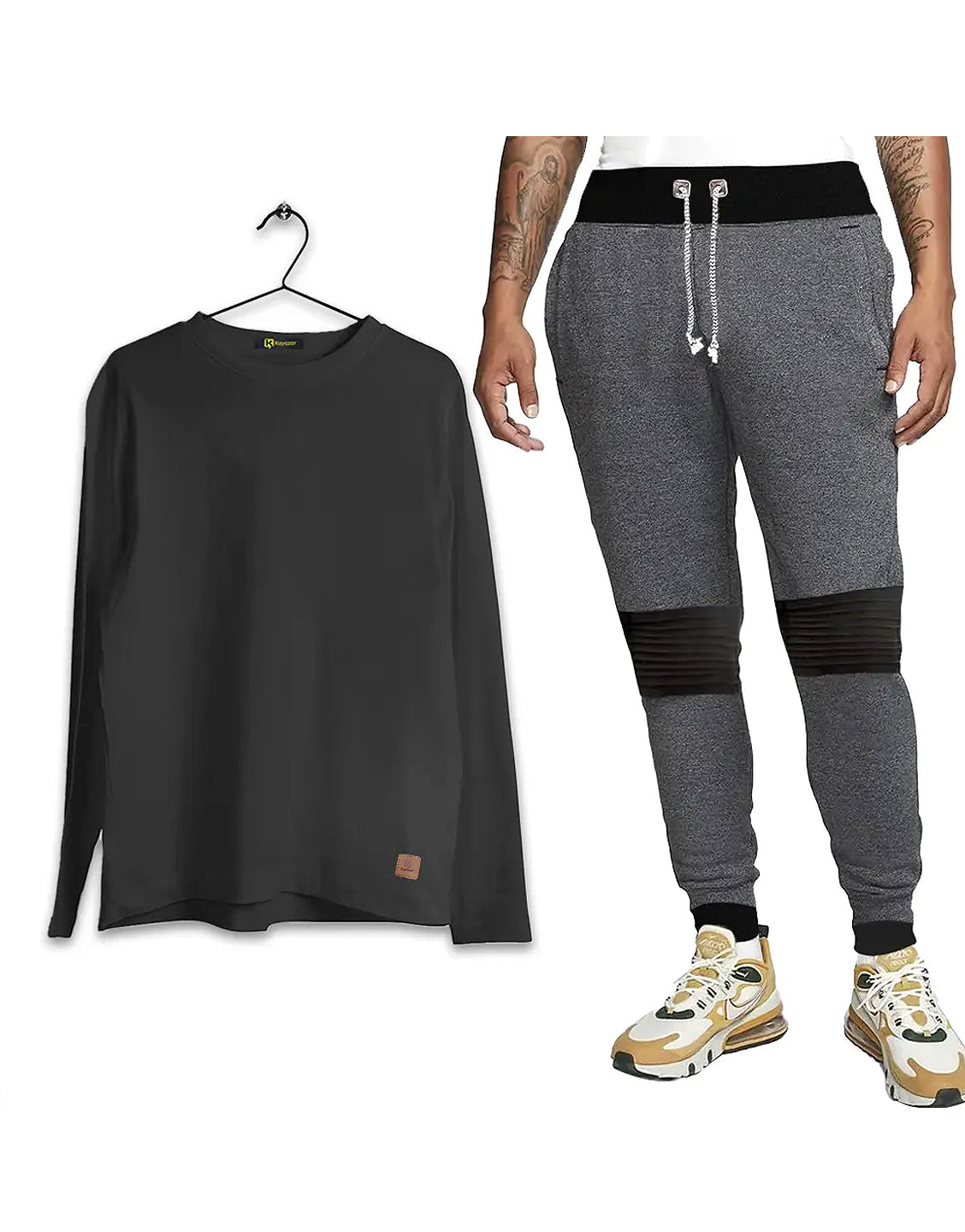 Full Sleeves T-Shirt & Trouser Bundle Pack